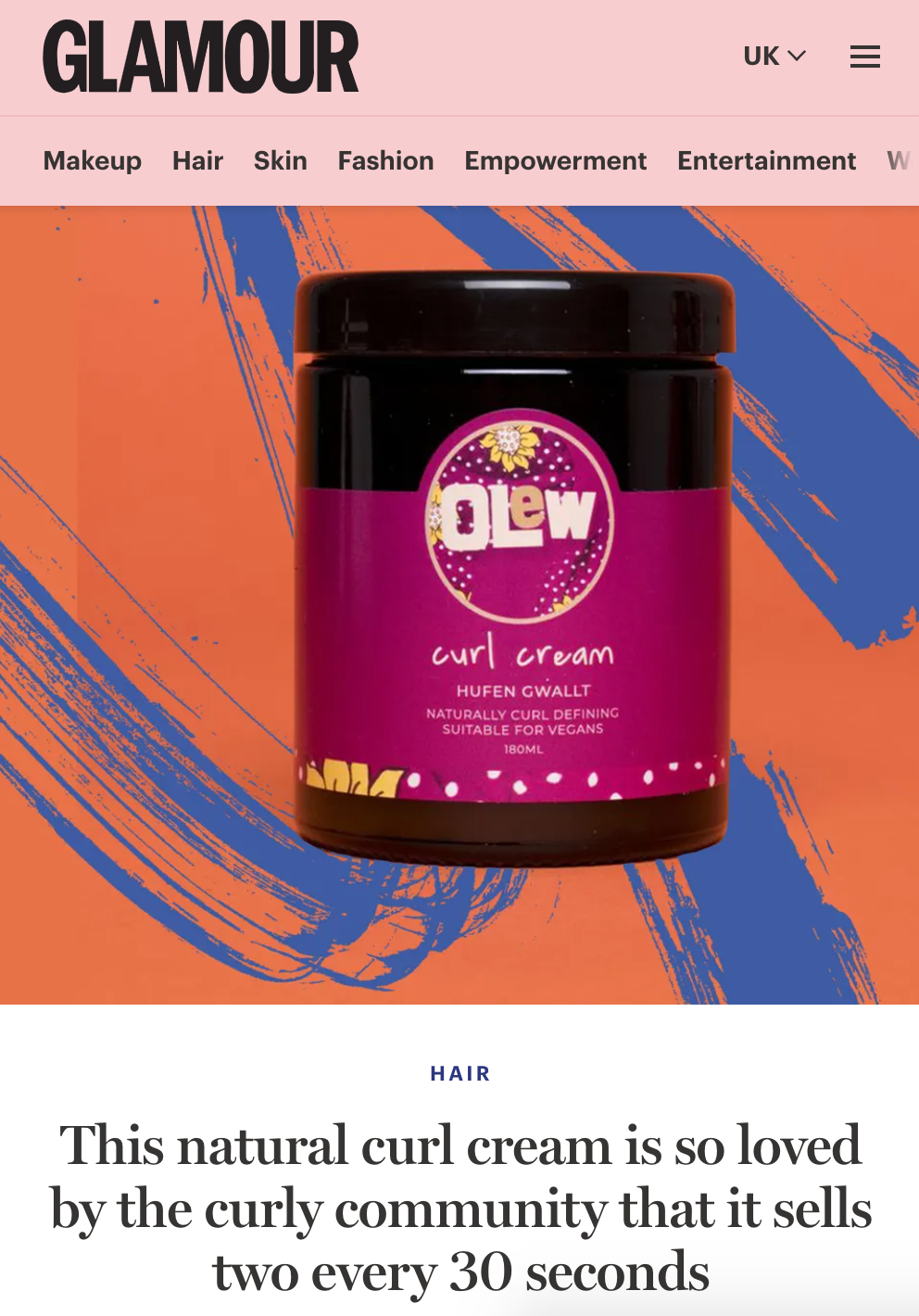 Olew Curl Cream